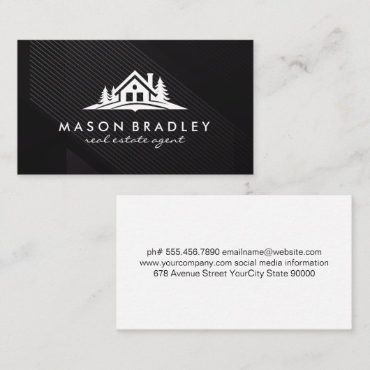 ウッズの家 名刺 (正面/裏面)