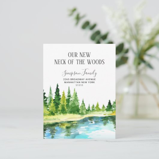 ウッズの新首の動きの発表 ポストカード (スタンド正面)