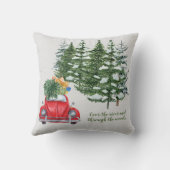 ウッズウォーターカラーホリデーを通じて クッション (裏面)