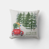 ウッズウォーターカラーホリデーを通じて クッション (正面)