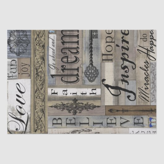 ウッズオブインスピレーションデコページティッシュペーパー 薄葉紙 (正面)