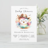 ウッズオンラインオウルベイビーシャワー 招待状 (スタンド正面)