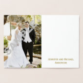 ウッズカントリー素朴写真をありがとう 箔カード (内部)