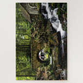 ウッズキャビン滝 ジグソーパズル (縦)