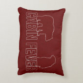 ウッズキャビン熱レッドベアーズへようこそ アクセントクッション (裏面(縦))