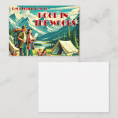 ウッズキャ学ンプでウンチする方法 ノートカード (正面/裏面)