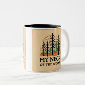 ウッズコーヒーマグの私の首（2トーン） ツートーンマグカップ (正面右)
