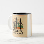 ウッズコーヒーマグの私の首（2トーン） ツートーンマグカップ (正面左)