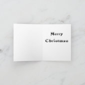 ウッズサンセットクリスマスカード シーズンカード (内部)