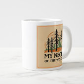 ウッズジャンボマグカップの私の首 ジャンボコーヒーマグカップ (正面右)