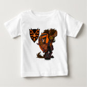 ウッズチーム幽霊のよく出るキャプテン1 ベビーTシャツ (正面)