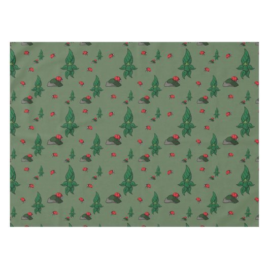 ウッズテーブルクロスの散歩 テーブルクロス (正面(横))