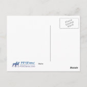 ウッズハガキの大デーンマーリー ポストカード (裏面)