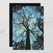 ウッズハ幽霊のよく出るロウィーン招待状 招待状 (正面/裏面)