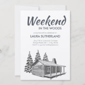 ウッズパーティの招待状 招待状 (正面)