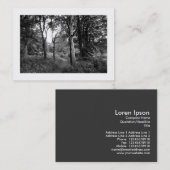 ウッズビュート公園、カーディフ、ミニフォト 名刺 (正面/裏面)