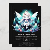 ウッズフェアエレガントリー誕生日 招待状 (正面/裏面)