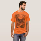 ウッズフォレスト自然Tシャツ Tシャツ (正面フル)