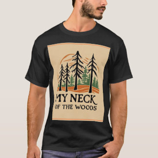 ウッズベーシックTシャツの私の首 Tシャツ