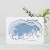 ウッズホリデーのグリーティングカード シーズンカード (スタンド正面)