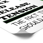 ウッズポスターをおもしろい歩く ポスター (角)