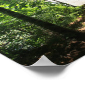 ウッズポスターを通り抜け感動的る橋 ポスター (角)