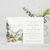 ウッズマウンテンランドスケープスケッチリハーサルディナー 招待状 (スタンド正面)