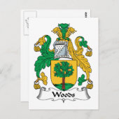 ウッズ家紋 ポストカード (正面/裏面)