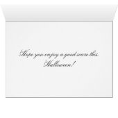 ウッズ幽霊のよく出るハッピーハローウィンカード (内部横(下))