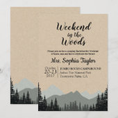 ウッズ招待状 招待状 (正面/裏面)