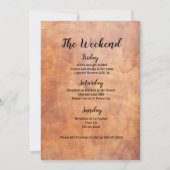 ウッズ招待状 招待状 (裏面)