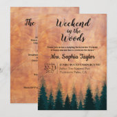 ウッズ招待状 招待状 (正面/裏面)