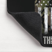 ウッズ狩り迷彩柄米国国旗Dに出たいな マウスパッド (コーナー)