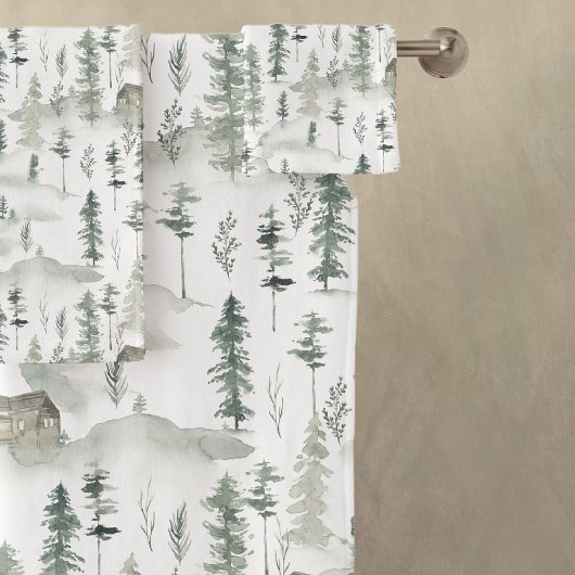 ウッズ素朴キャビンの首 バスタオルセット