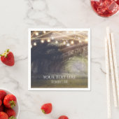 ウッズ素朴魅惑の森&ライツ結婚ズ スタンダードカクテルナプキン (インサイチュ)