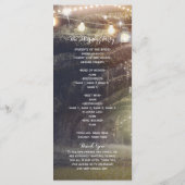 ウッズ素朴魅惑の森&ライトプログラム プログラム (裏面)