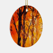 ウッズ芸術的絵を描ズ セラミックオーナメント (右)