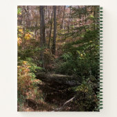 ウッズ落ちたスパイラルジャーナルの木 ノートブック (裏面)