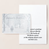 ウッズ・シーズンのグリーティング・カード 箔カード (ディスプレー)