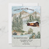 ウッズ·パインの新しい首が動く  ノートカード (正面)