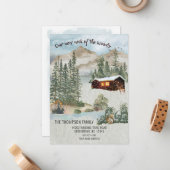 ウッズ·パインの新しい首が動く  ノートカード (正面/裏面インサイチュ)