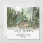 ウッズ・マウンテン・ムービング・アナウンス 招待状 (正面)