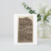 ウッタル・プラデシュ州サルナースの仏の生活の様子 ポストカード (スタンド正面)