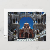ウッタル・プラデシュ州北部クリシュナ・バララム寺院 ポストカード (正面/裏面)