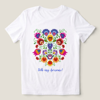 ウッチの花咲く紋章 トライブレンドTシャツ