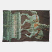 ウッチェロのジョン・ホークウッド卿への馬術記念碑 キッチンタオル (横)