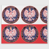 ウッテンウェルズラウンドポーランドテキサン ラッピングペーパー (フラット)