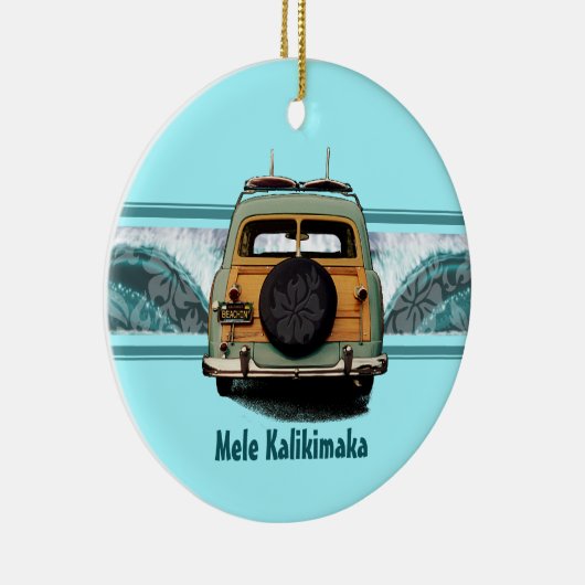 ウッディウェーブサーフオーナメント セラミックオーナメント (右)