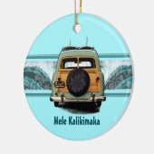 ウッディウェーブサーフオーナメント セラミックオーナメント (左)