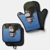 ウッディポイントライトハウスNL/ラブラドール 鍋つかみ&鍋敷きセット (正面/裏面)